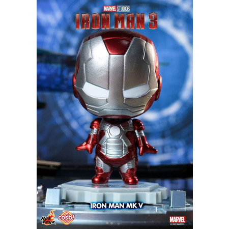 Iron Man 3 Cosbi Mini figúrka Iron Man Mark 5 8 cm